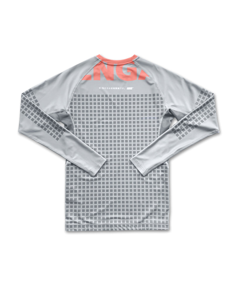 Engage Grid Tech (Grey) Long Sleeve Rash Guard