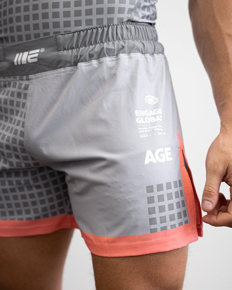 Engage Grid Tech (Grey) MMA Hybrid Shorts