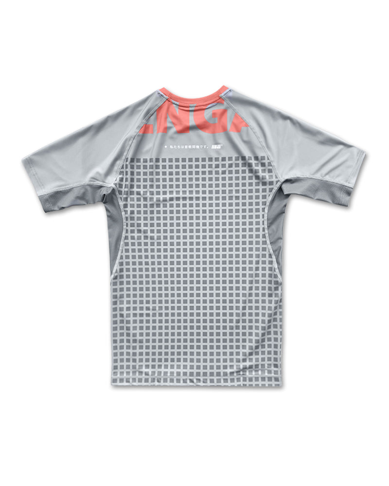 Engage Grid Tech (Grey) Short Sleeve Rash Guard