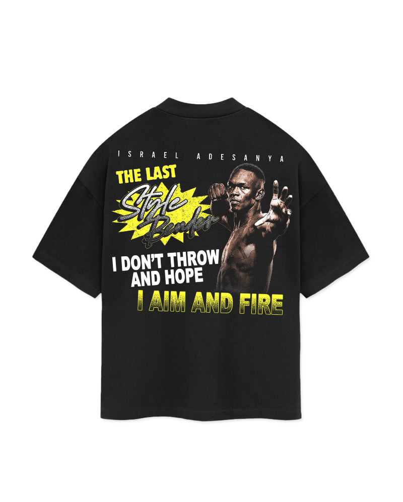 Engage Israel Adesanya 'Aim & Fire' Supporter T-Shirt