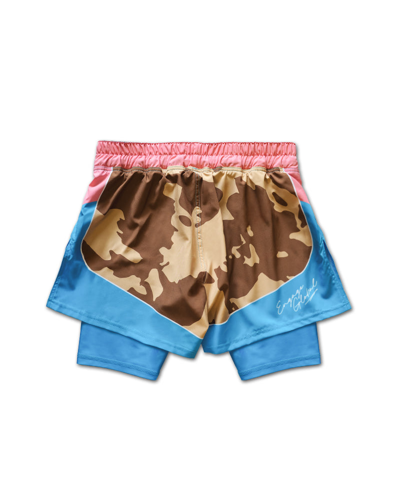 Engage Miami Camo 2-in-1 Hybrid Shorts