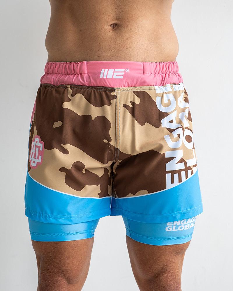 Engage Miami Camo 2-in-1 Hybrid Shorts