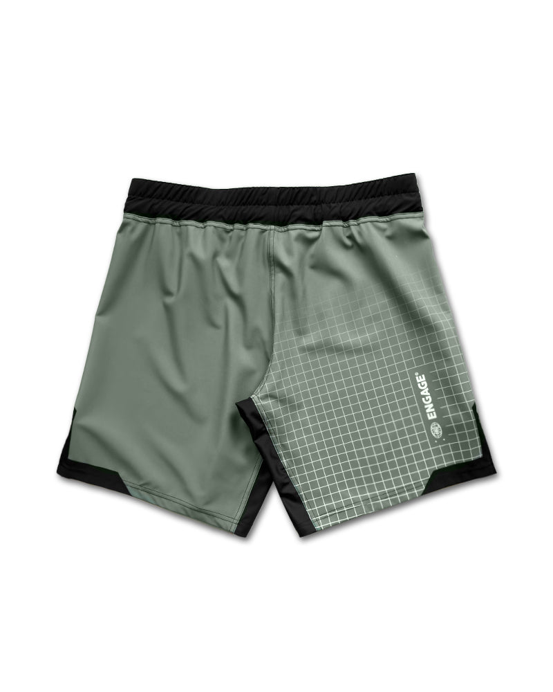 Engage Olive Graph MMA Grappling Shorts