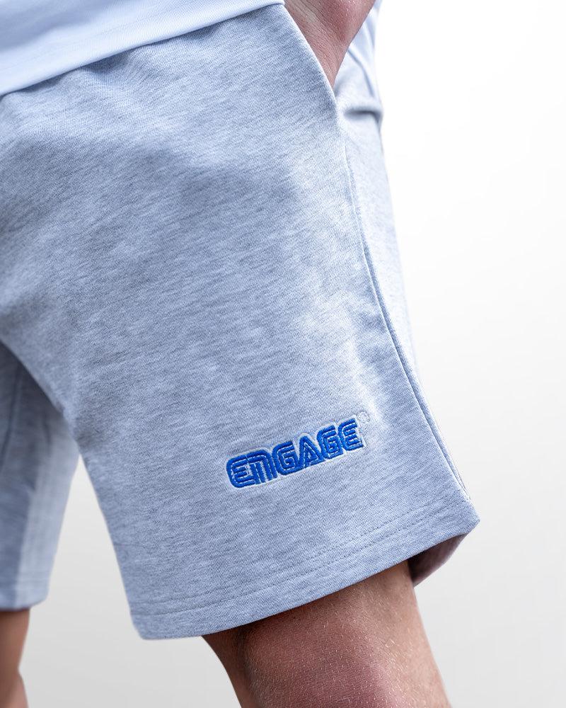 Engage Player 1 Track Shorts (Grey Marl)
