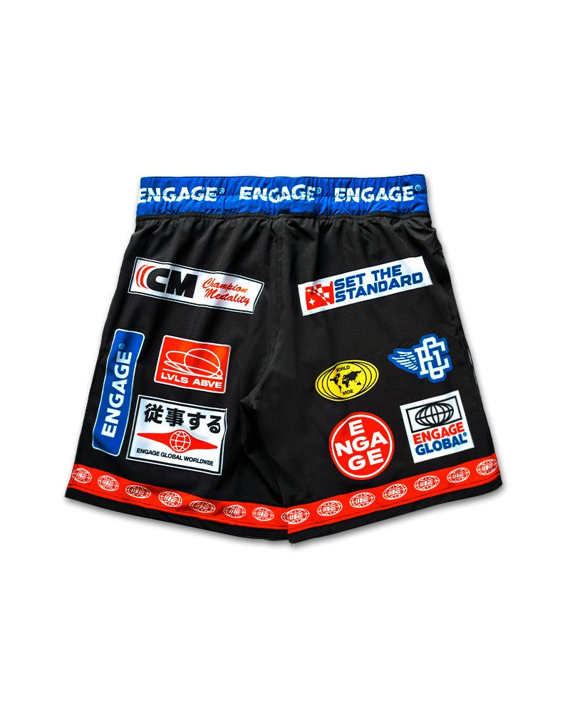 Engage Racer (Black) 2-in-1 Gladiator Shorts