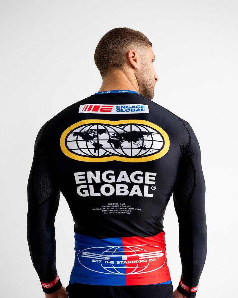 Engage Racer (Black) Long Sleeve Rash Guard