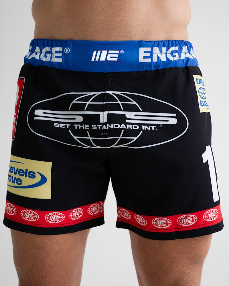 Engage Racer (Black) MMA Hybrid Shorts