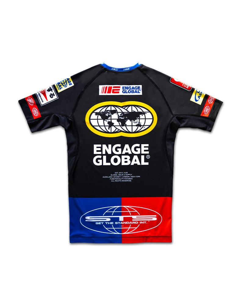 Engage Racer (Black) Short Sleeve Rash Guard