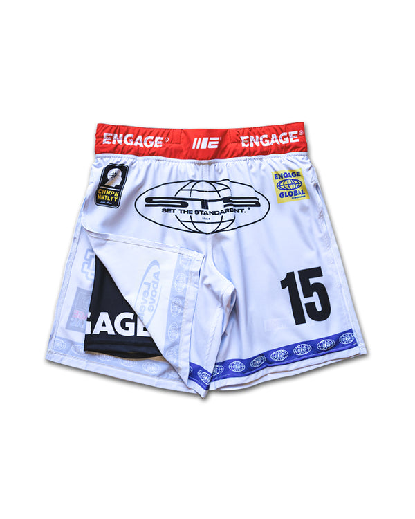 engage Racer (White) 2-in-1 Gladiator Shorts