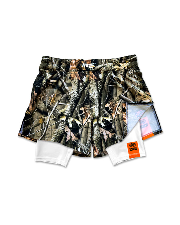 engage Real Camo 2-in-1 Fight Shorts