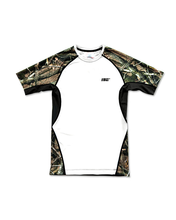engage Real Camo Short Sleeve Rash Guard