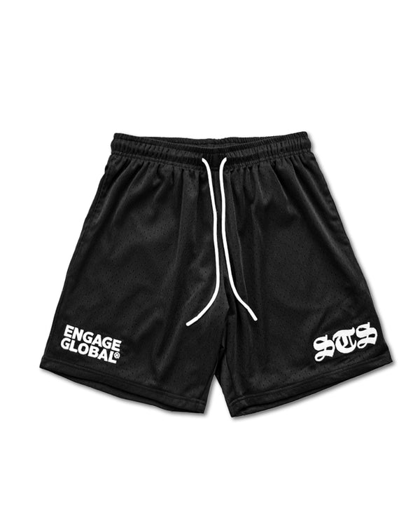 engage Set The Standard Mesh Shorts (Black)