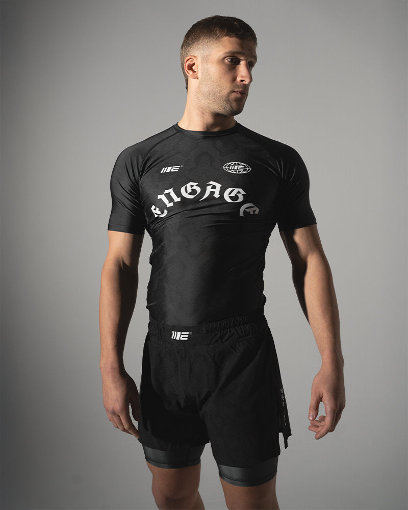 Engage Viper (Onyx) Short Sleeve Rash Guard