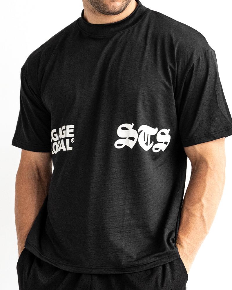 Engage Set The Standard Oversized Training Tee (Black)