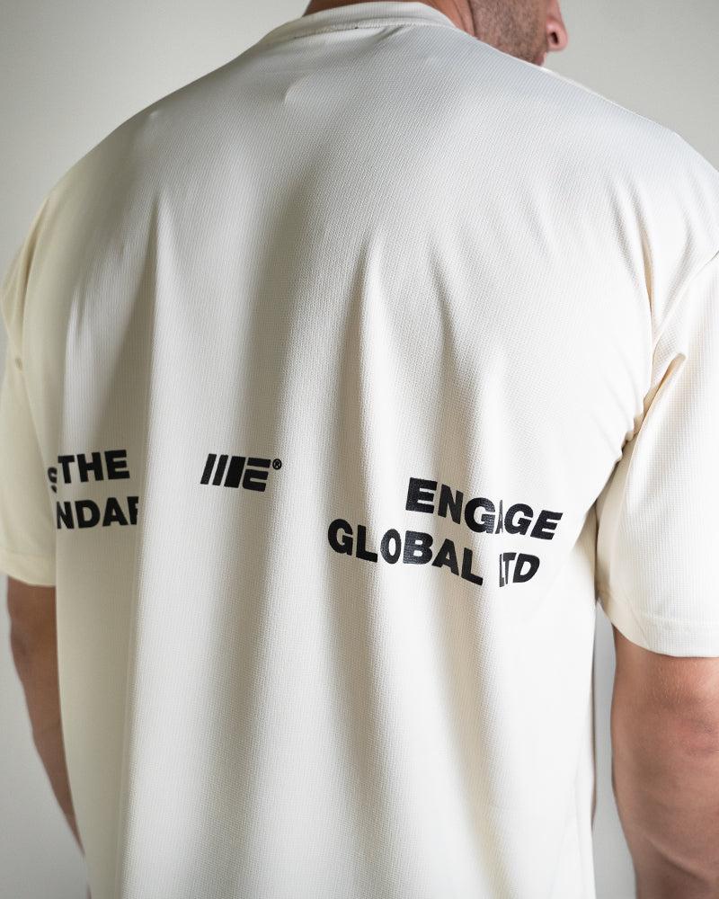 Engage Set The Standard Oversized Training Tee (Off-White)