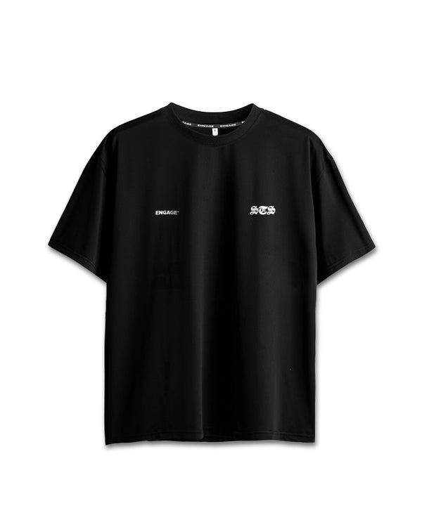 engage Set The Standard 'STS' Oversized Training Tee (Black)