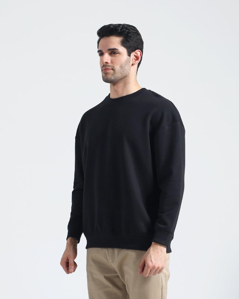 Engine Basic Sweat Shirt Loose Fit MT4207-00S-BLK