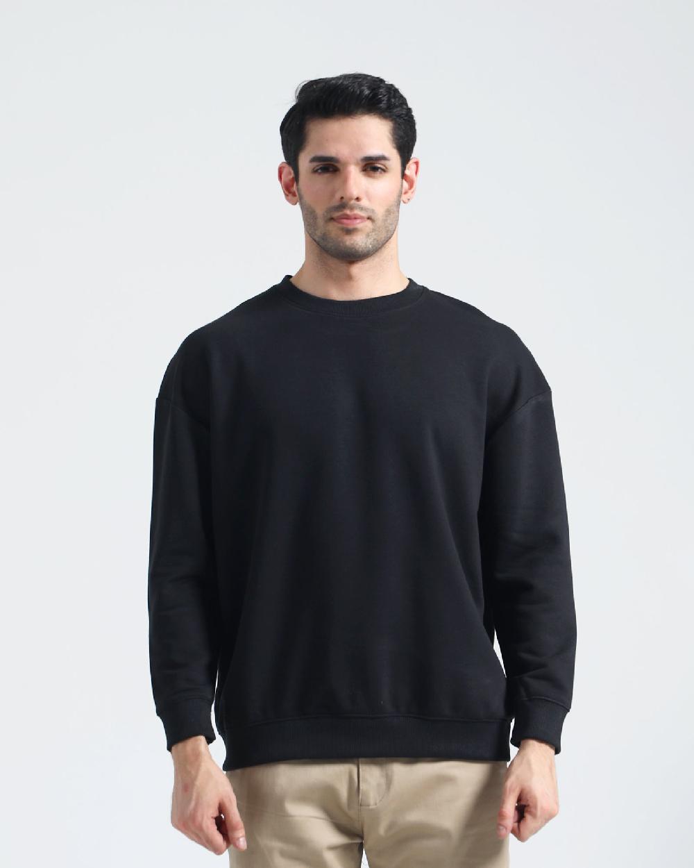 engine Basic Sweat Shirt Loose Fit MT4207-00S-BLK