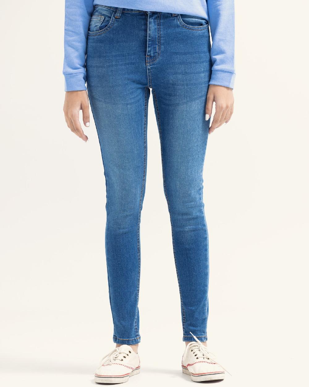 engine Blue Skinny Jeans LD2026-026-BLU