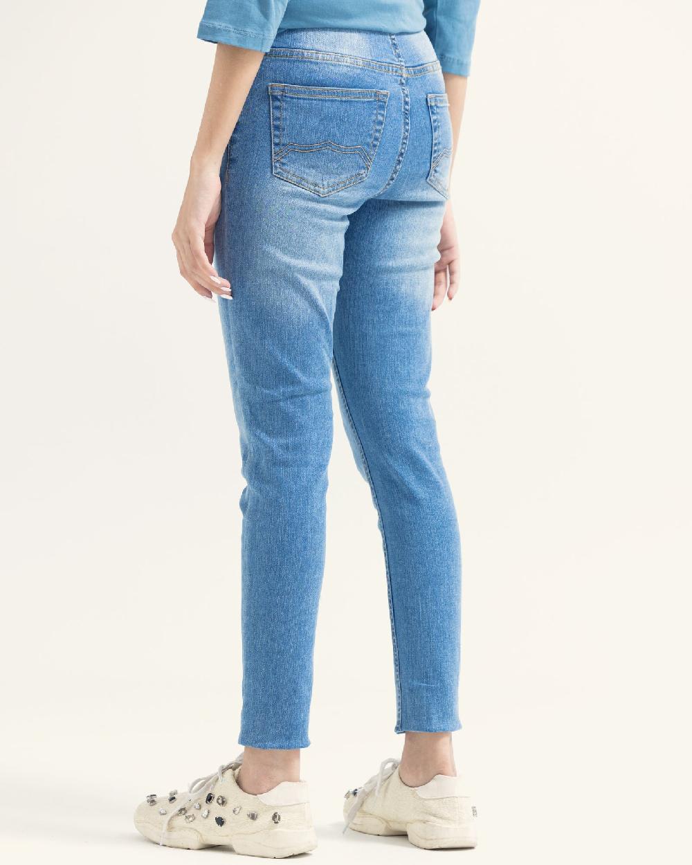 Engine Blue Skinny Jeans LD2028-026-BLU