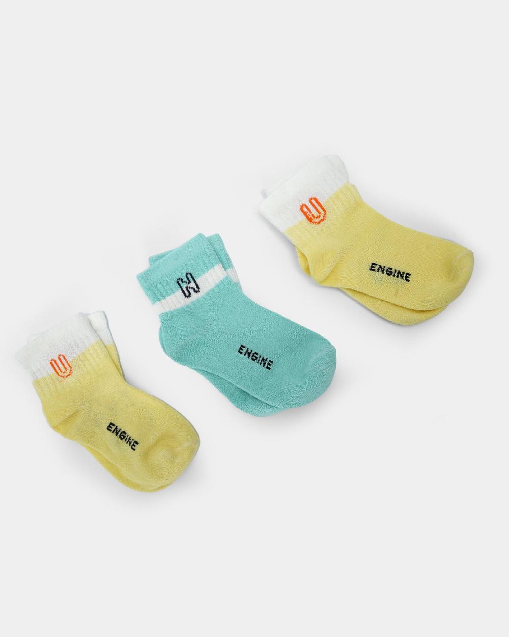 Engine Boys Ankle Socks KSK017-K09-Mix