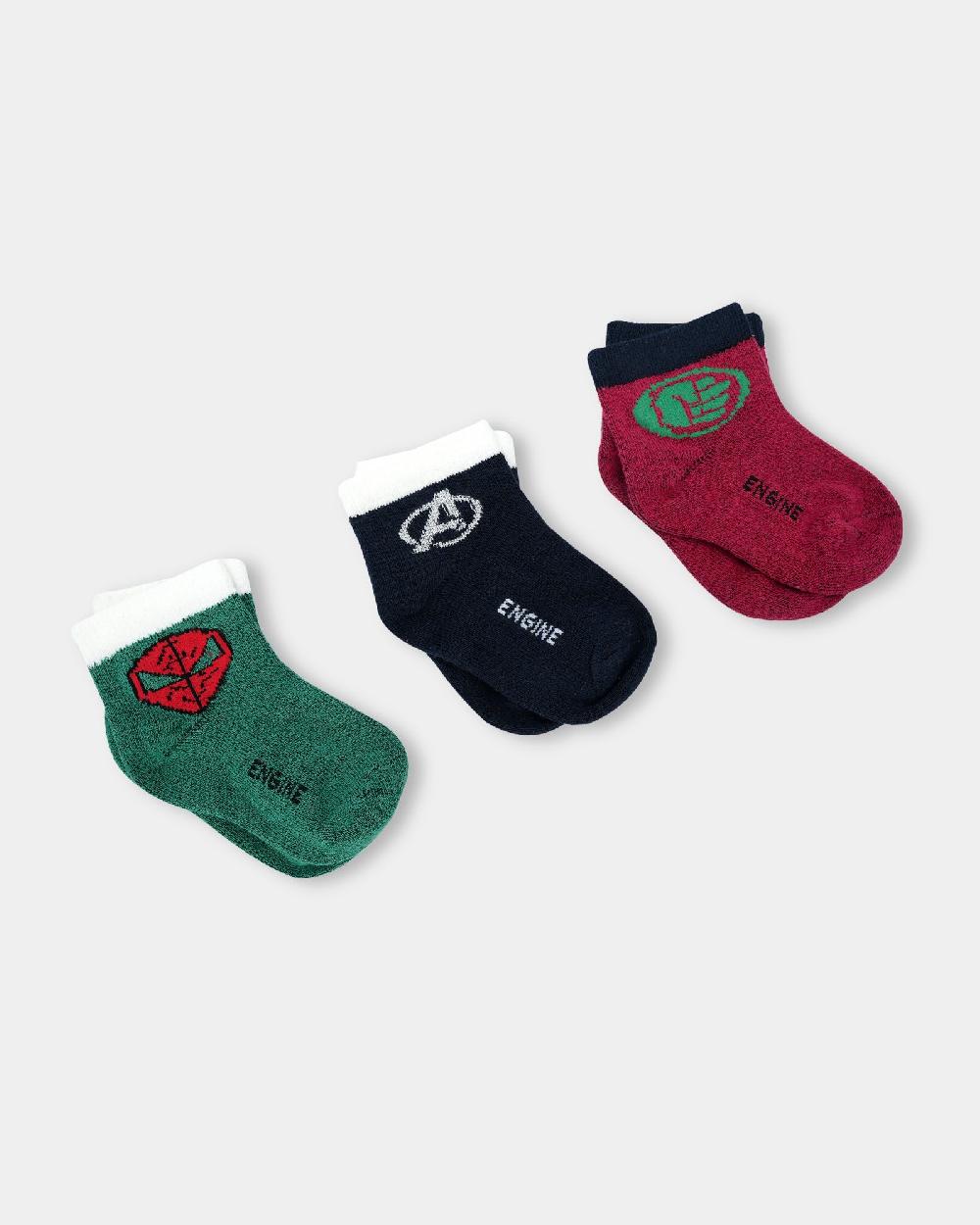 Engine Boys Ankle Socks KSK019-K08-Mix