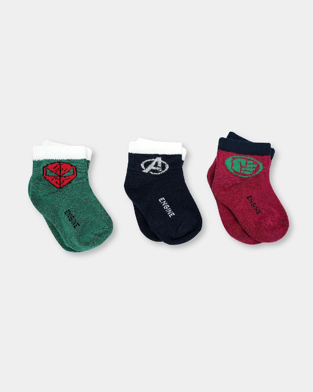 engine Boys Ankle Socks KSK019-K08-Mix