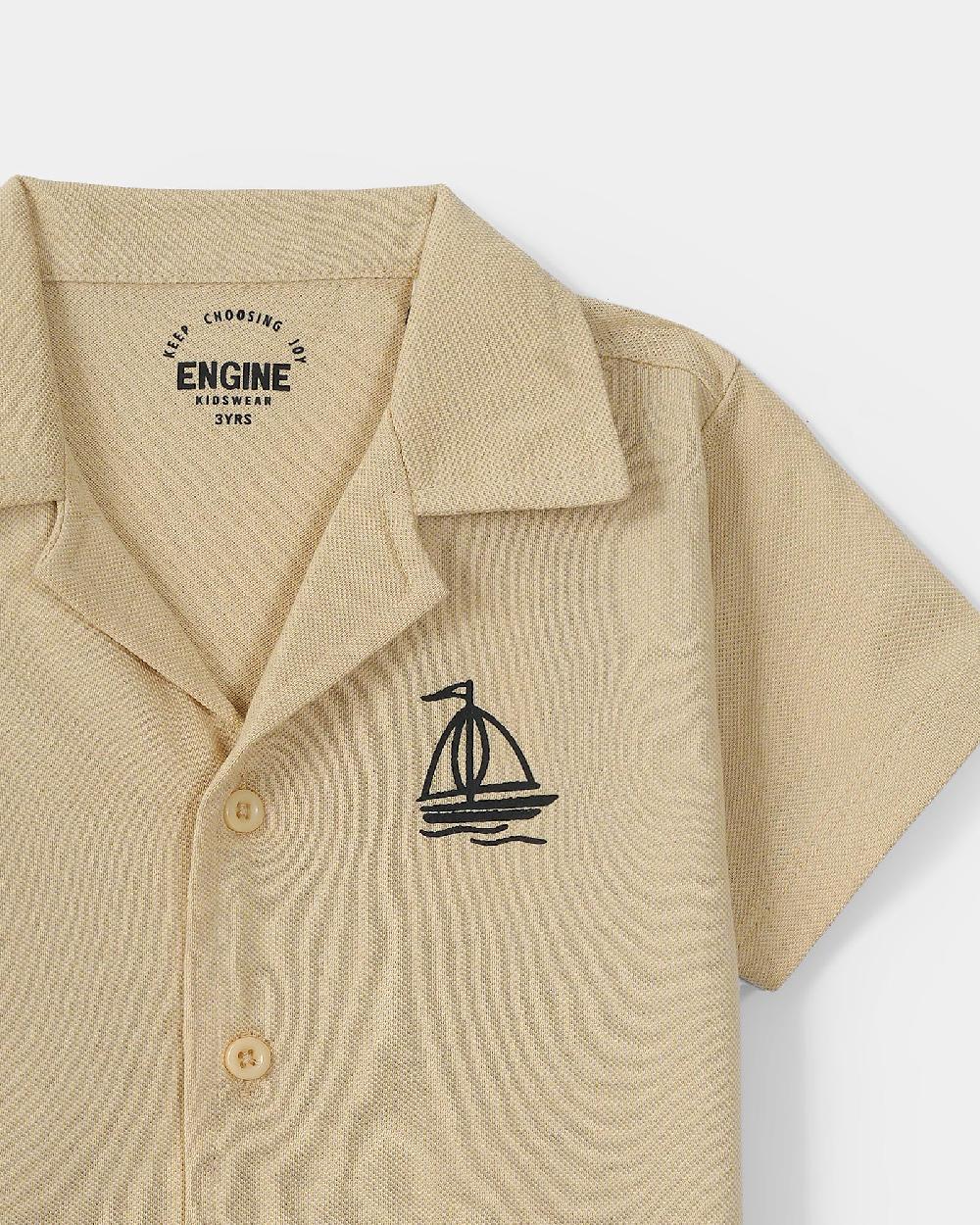 Engine Boys Button Down VTT158-3YR-KHK