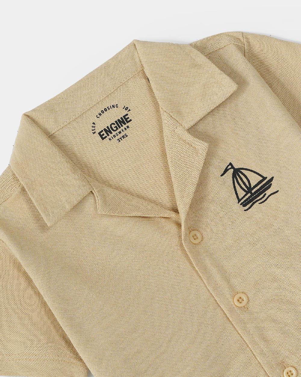 Engine Boys Button Down VTT158-3YR-KHK