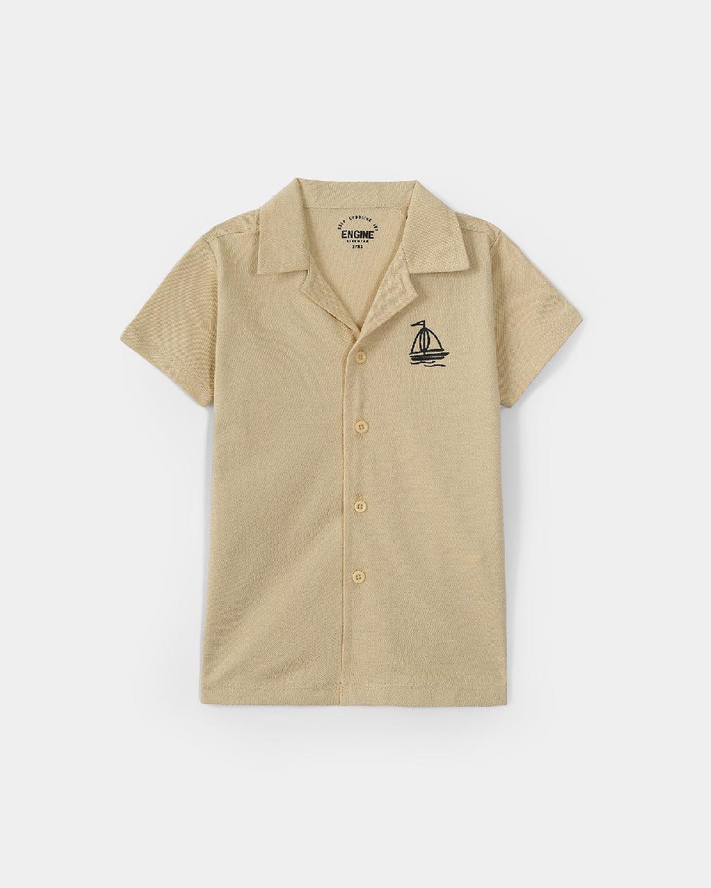 engine Boys Button Down VTT158-3YR-KHK