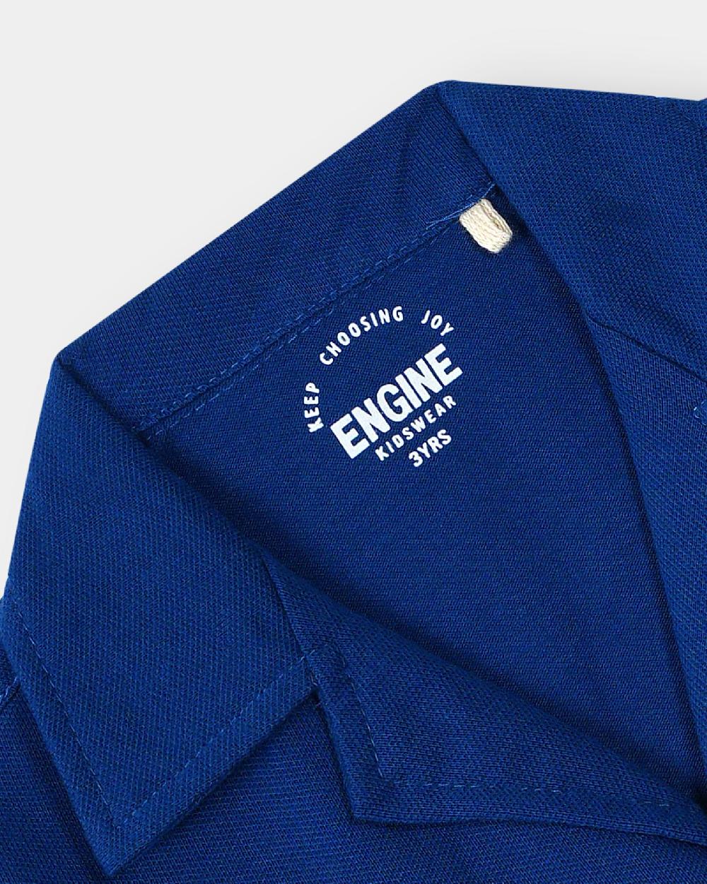 Engine Boys Button Down VTT161-2YR-BLU