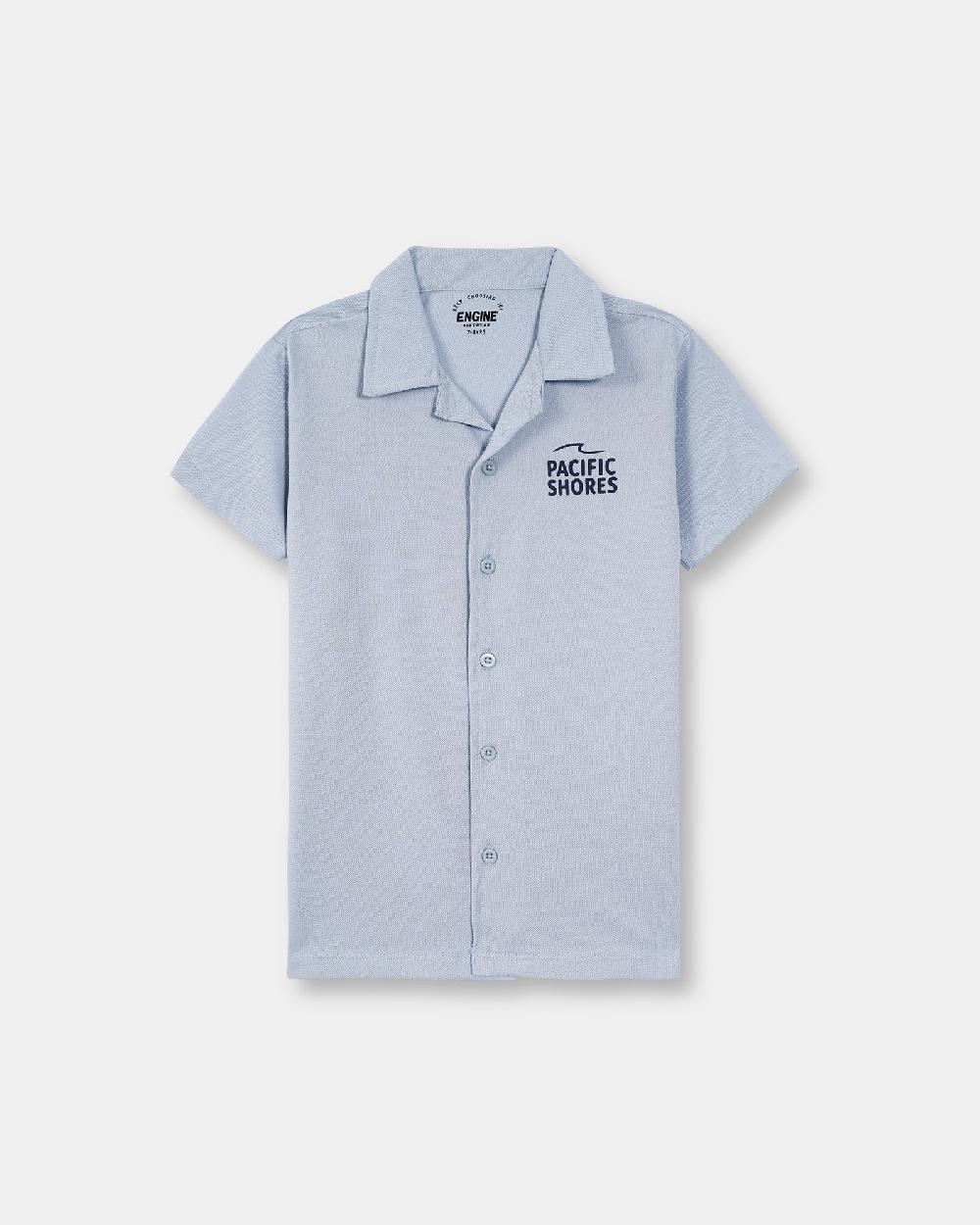 engine Boys Button Down VTT165-2YR-LBL