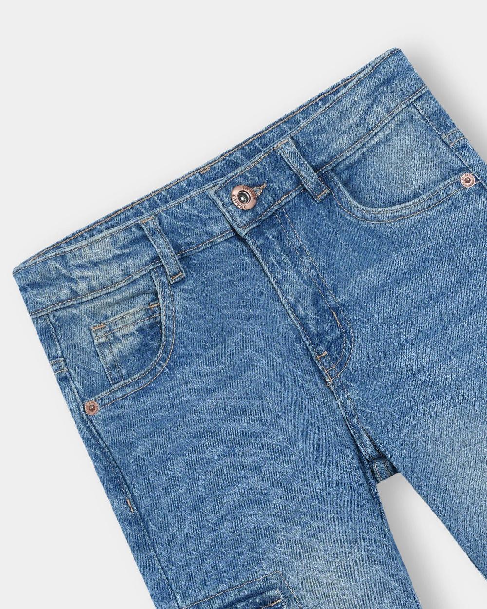 Engine Boys Cargo Denim KD5006-K02-BLU