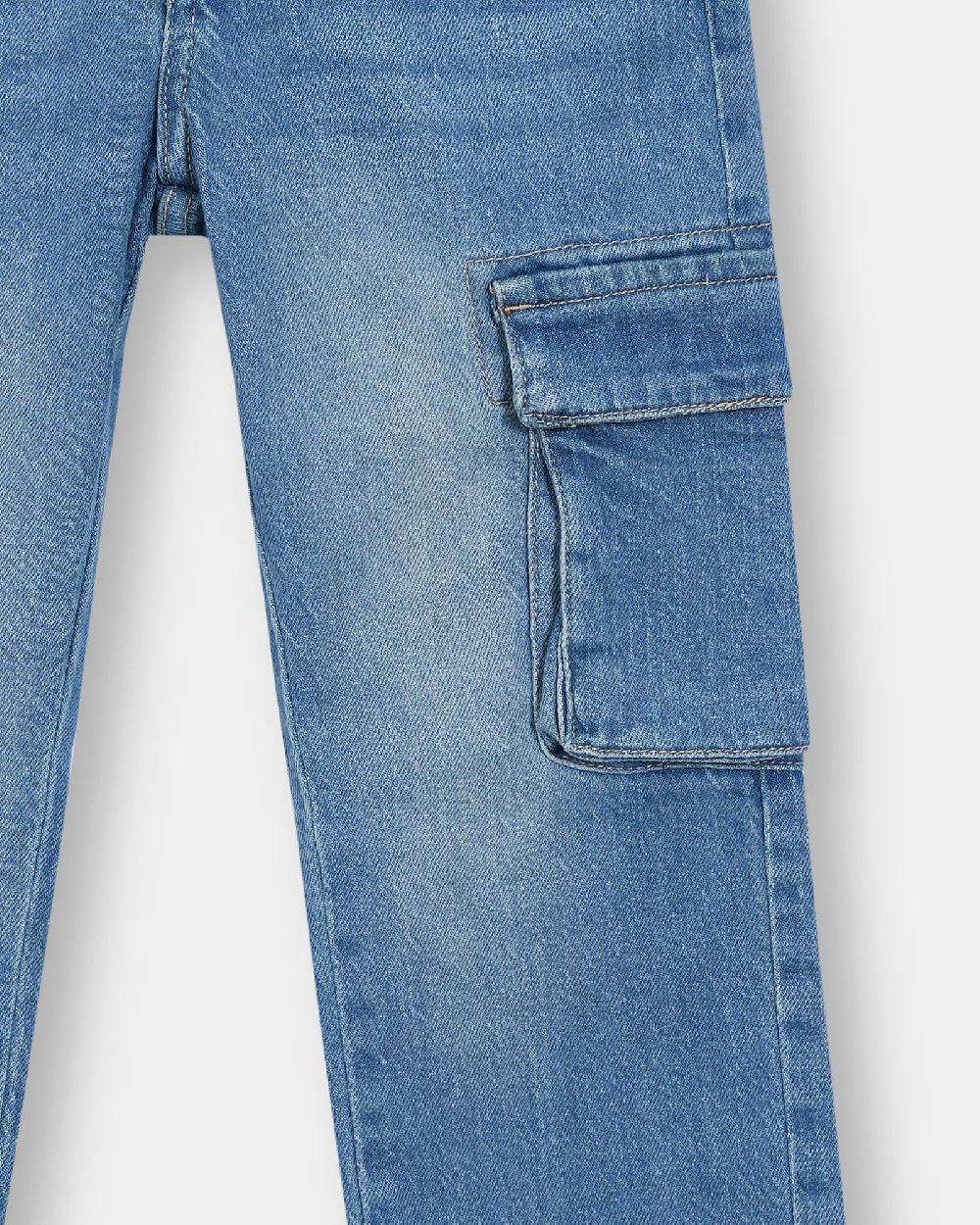 Engine Boys Cargo Denim KD5006-K02-BLU