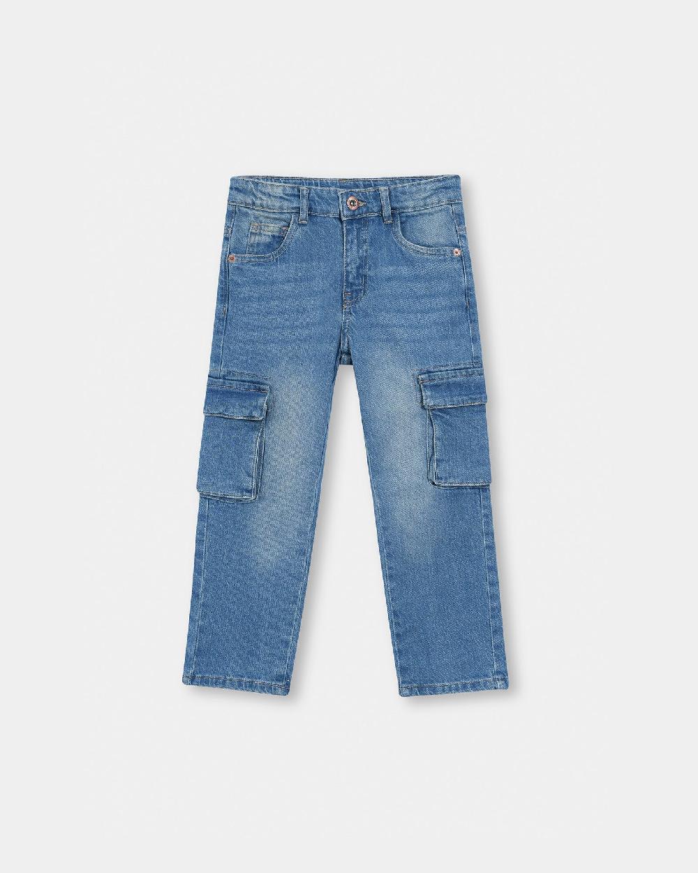 engine Boys Cargo Denim KD5006-K02-BLU