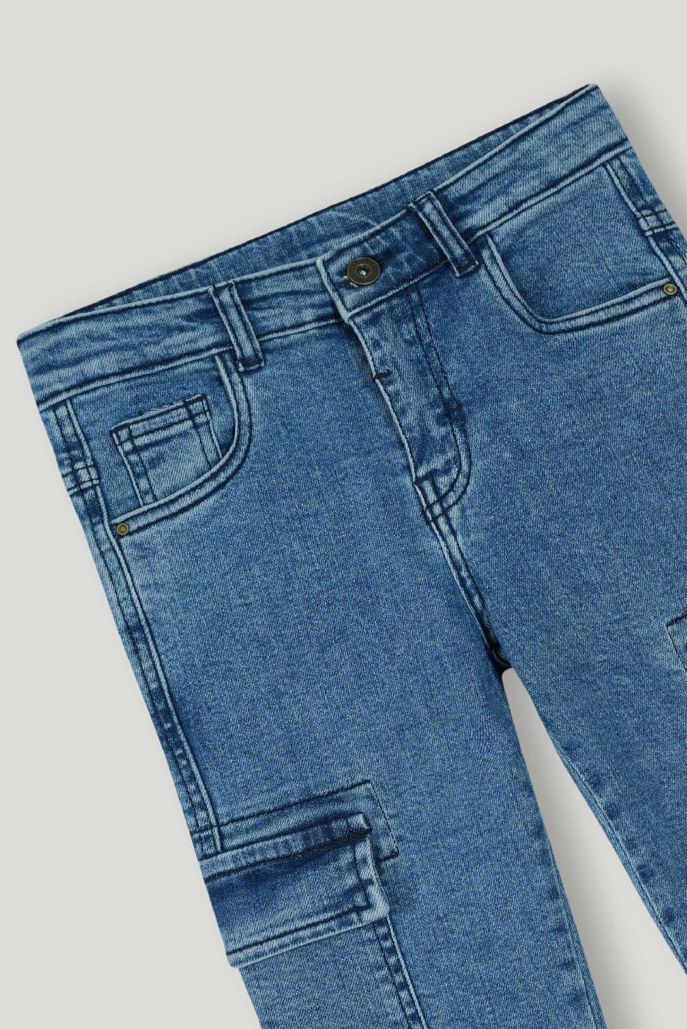 Engine Boys Cargo Denim KD5007-K02-DBU