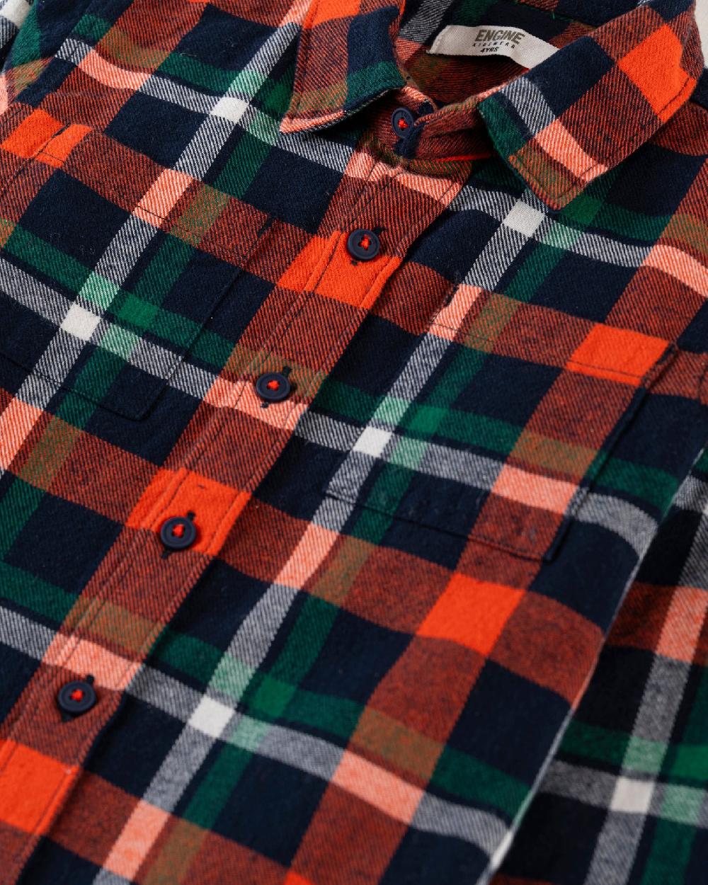 Engine Boys Casual Shirt IC3044-I02-ORG