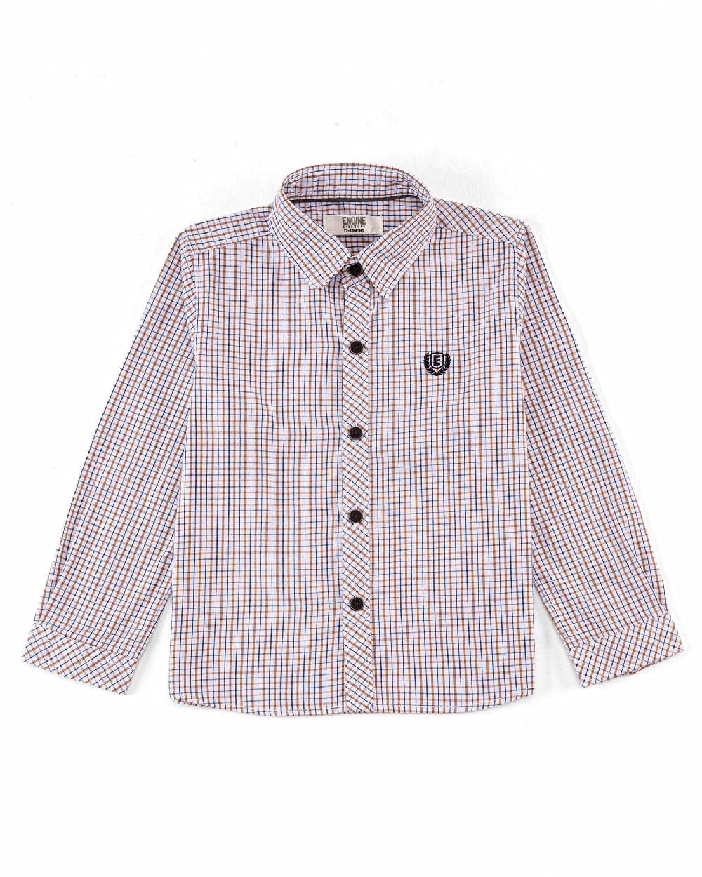 engine Boys Casual Shirt IC4011-I02-BRN