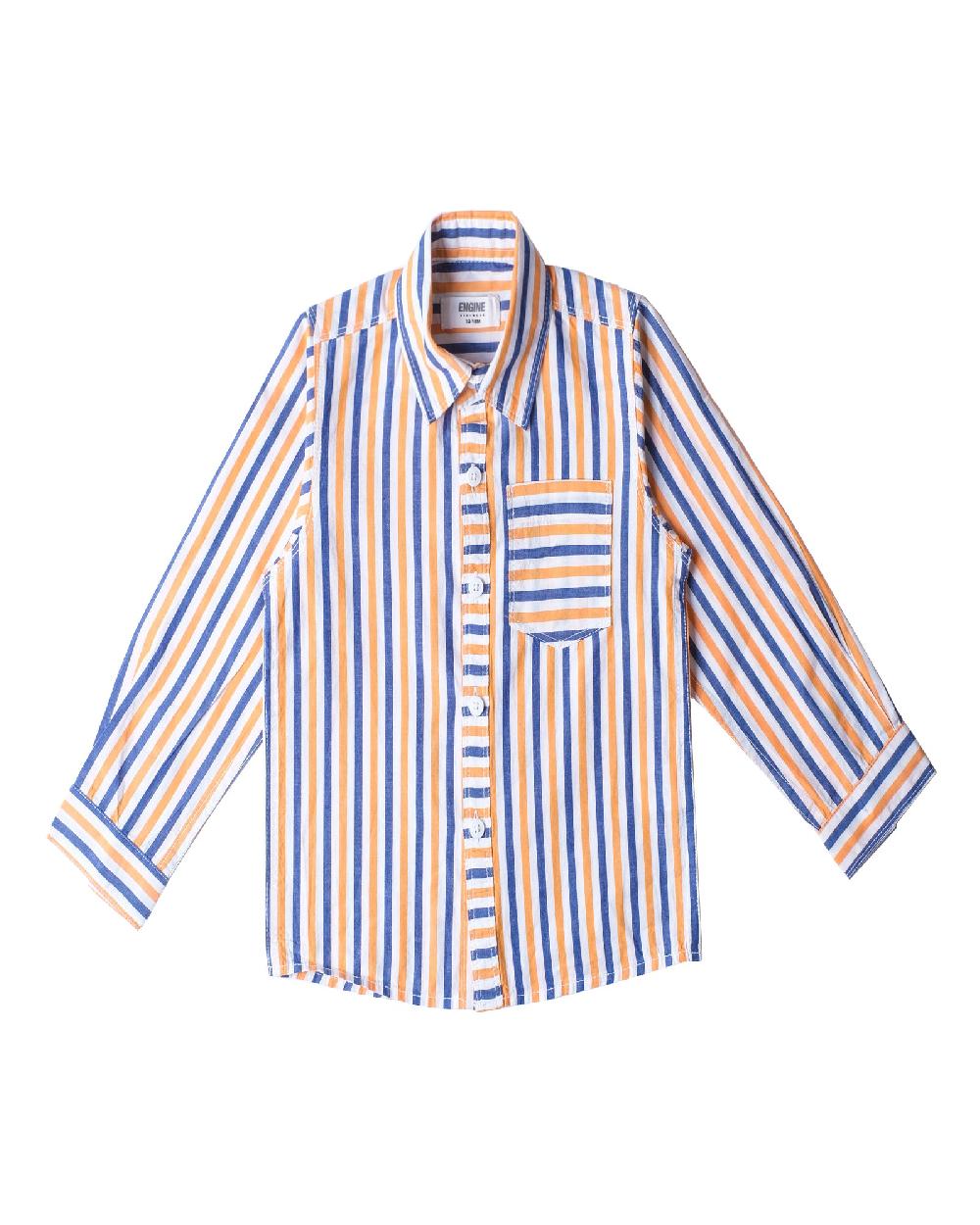 engine Boys Casual Shirt IC4020-I02-BLU