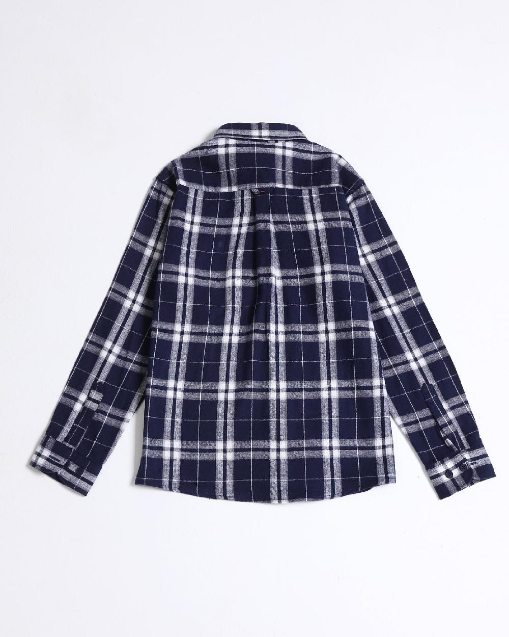 Engine Boys Casual Shirt IC4028-I02-NVY