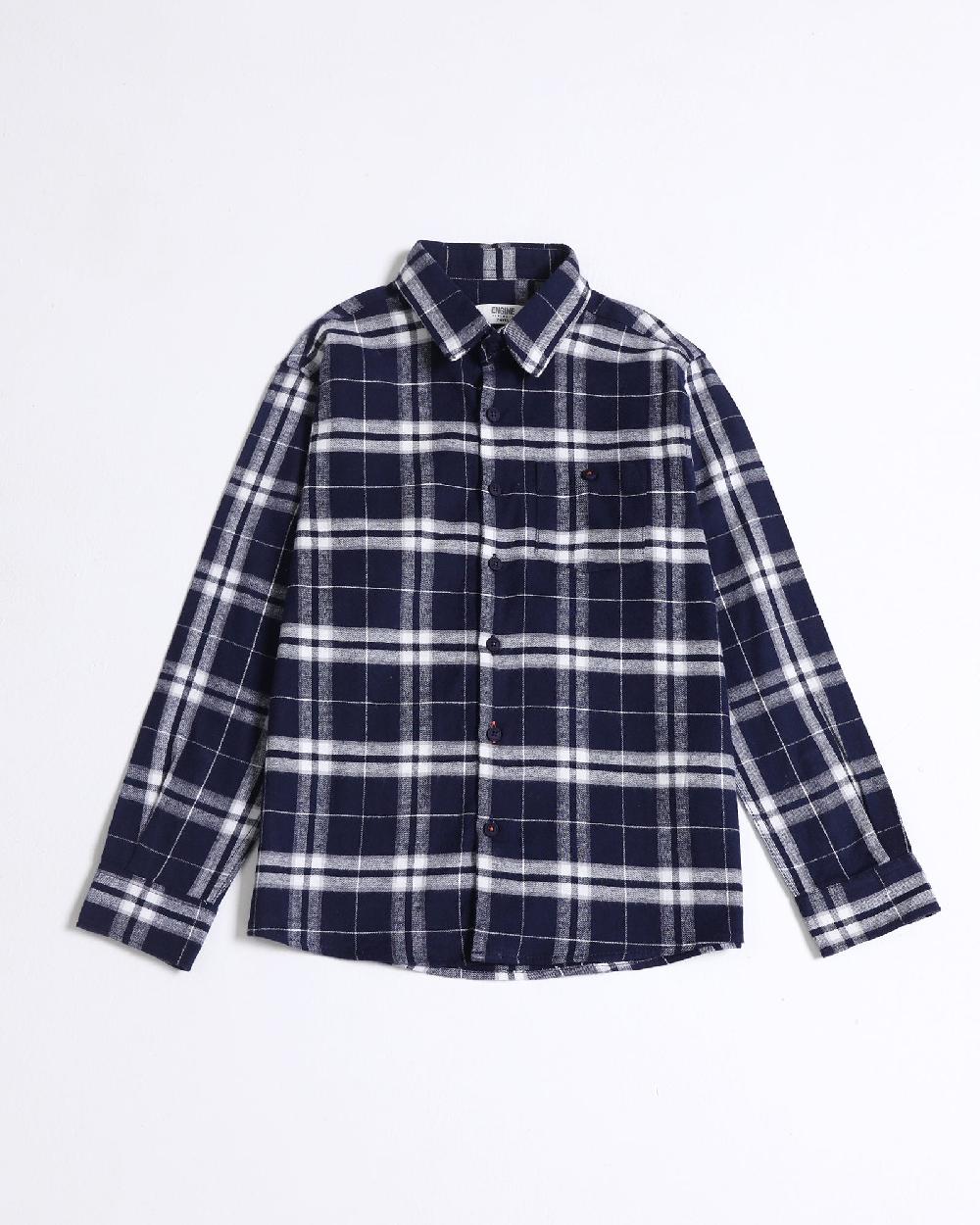 engine Boys Casual Shirt IC4028-I02-NVY