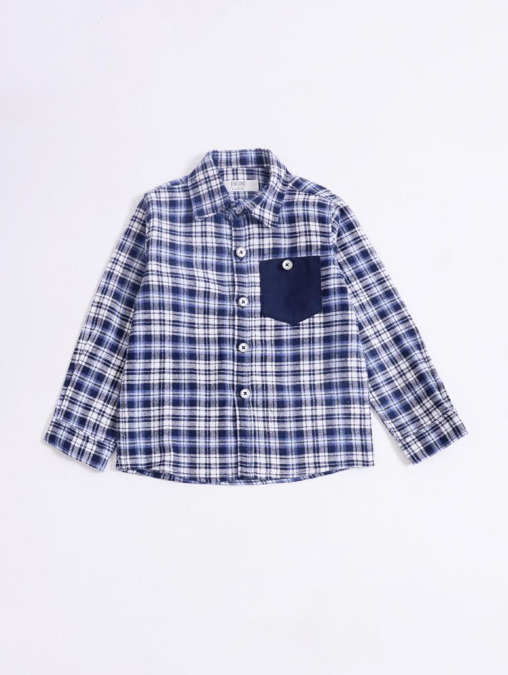 engine Boys Casual Shirt IC4030-I02-NVY