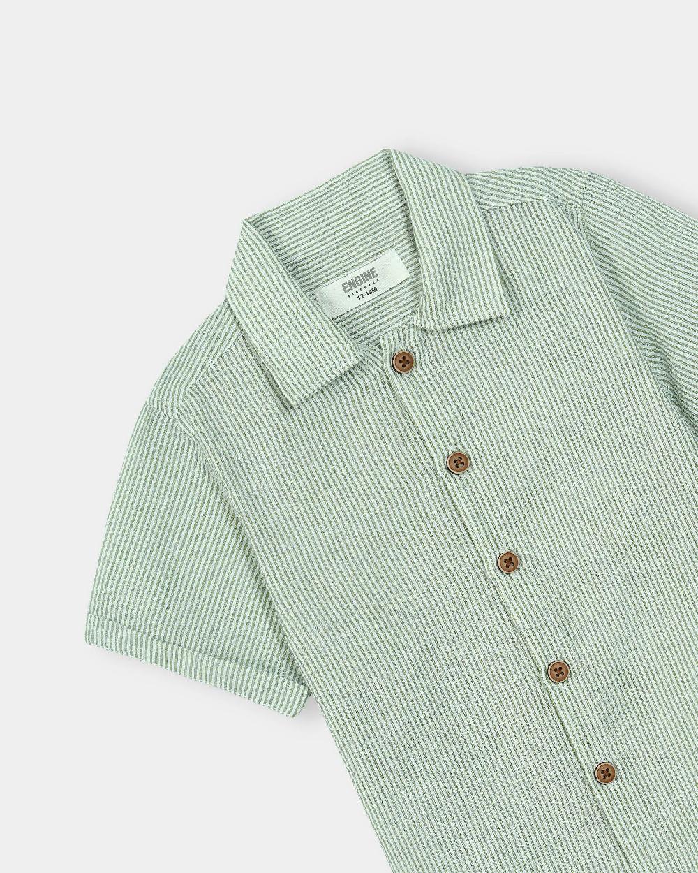 Engine Boys Casual Shirt IC5001-I02-GRN