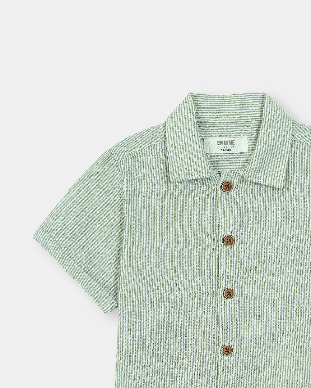 Engine Boys Casual Shirt IC5001-I02-GRN