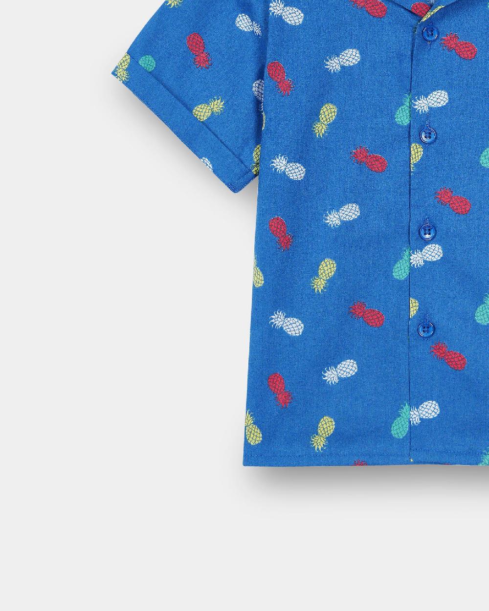 Engine Boys Casual Shirt IC5006-I02-BLU