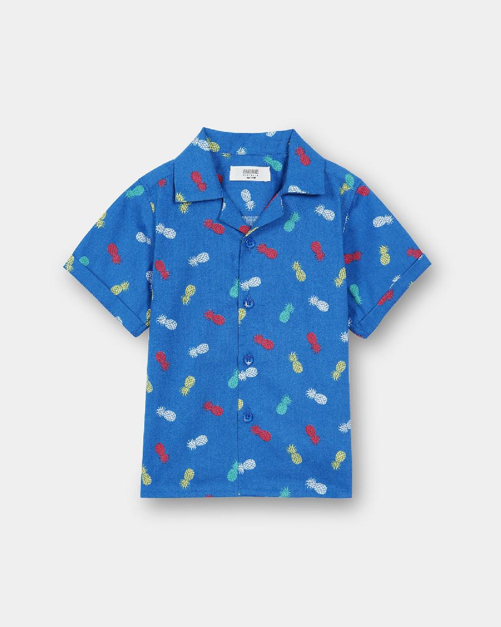 engine Boys Casual Shirt IC5006-I02-BLU