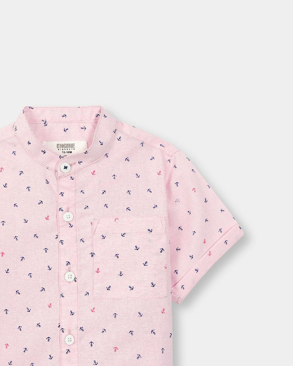Engine Boys Casual Shirt IC5008-I02-PNK