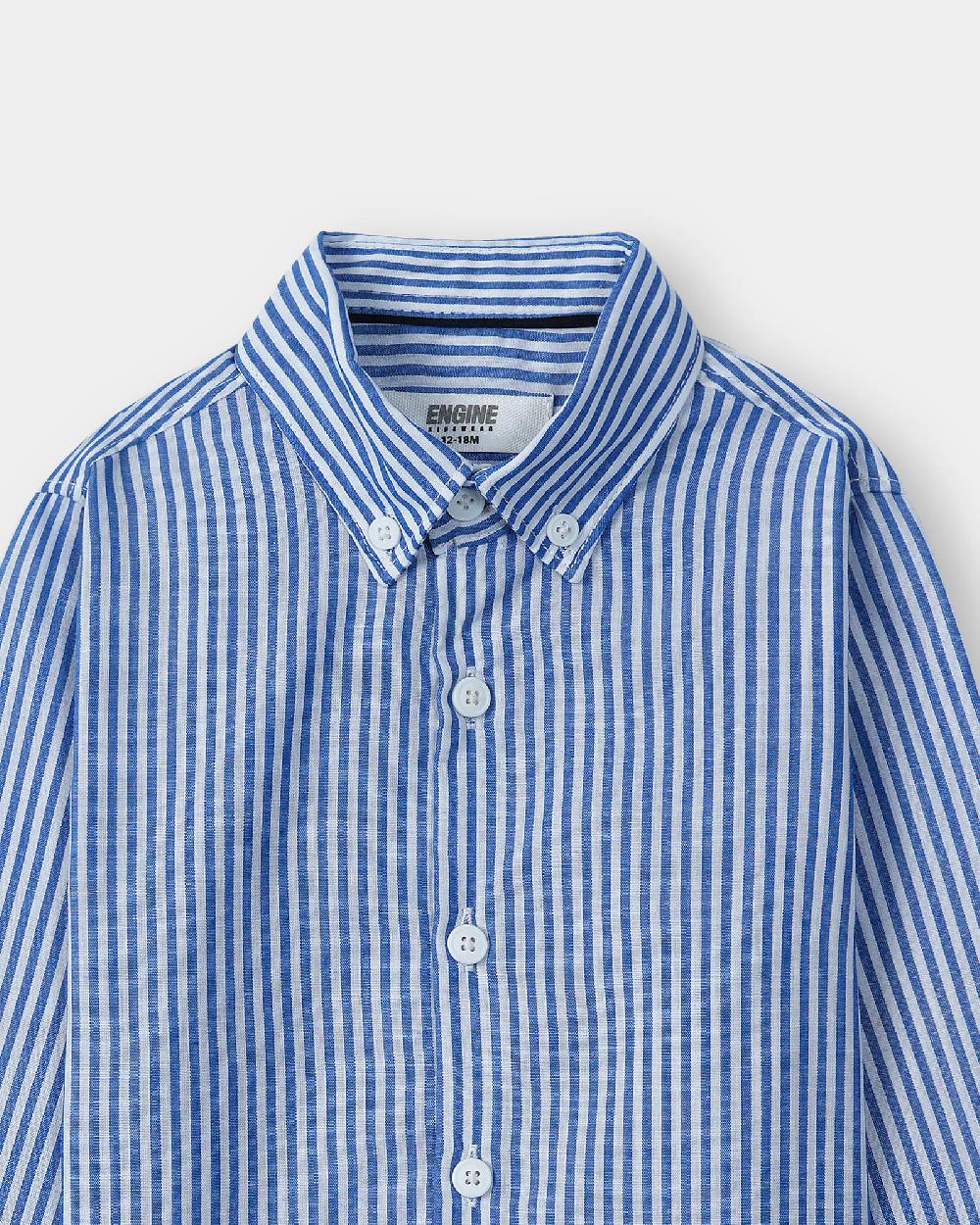 Engine Boys Casual Shirt IC5010-I02-BLU