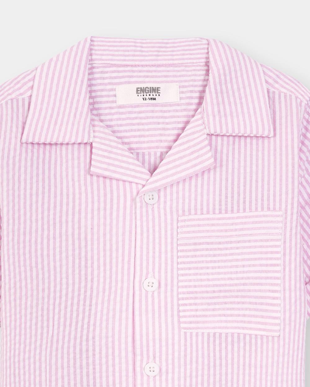 Engine Boys Casual Shirt IC5011-I02-PNK