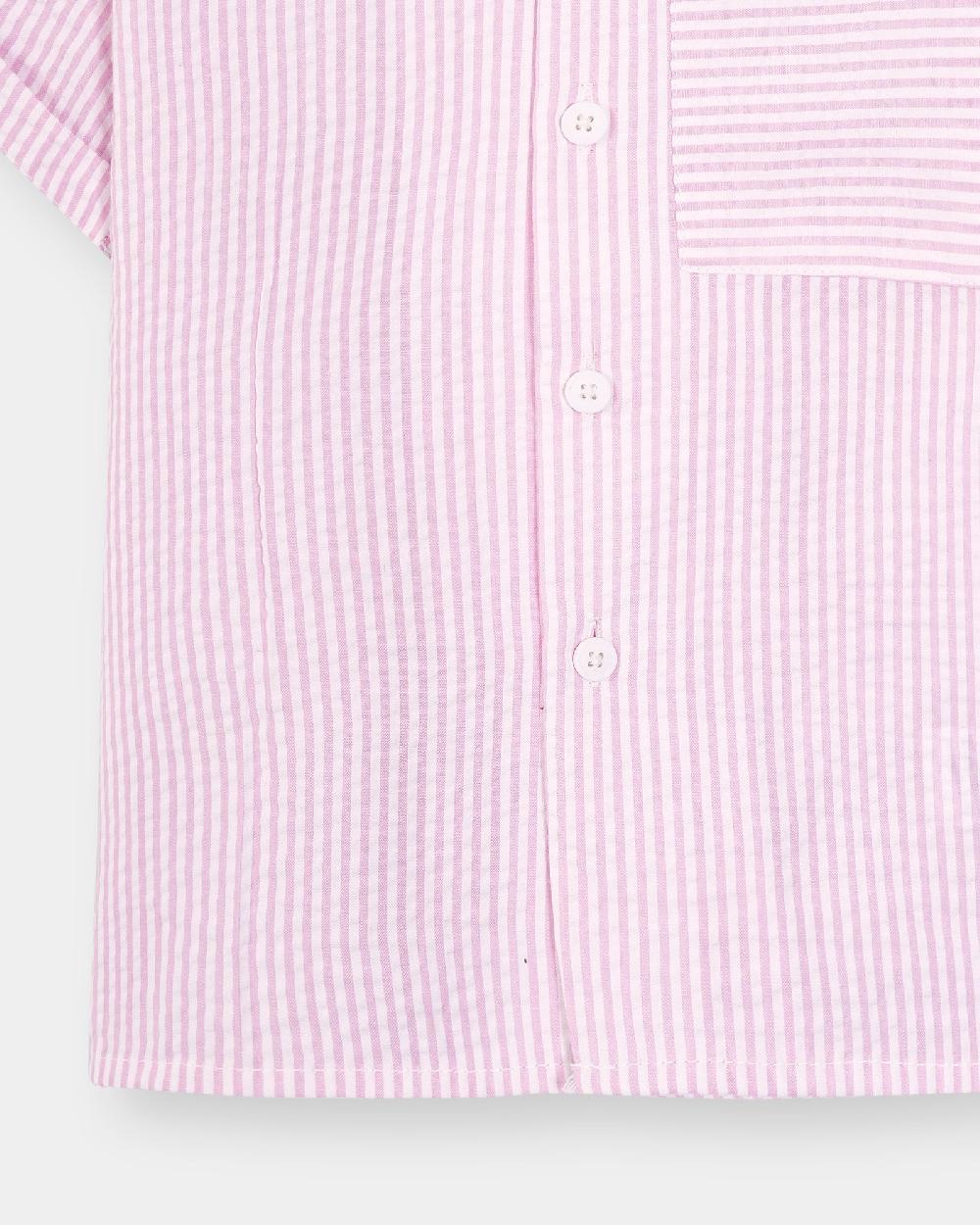 Engine Boys Casual Shirt IC5011-I02-PNK